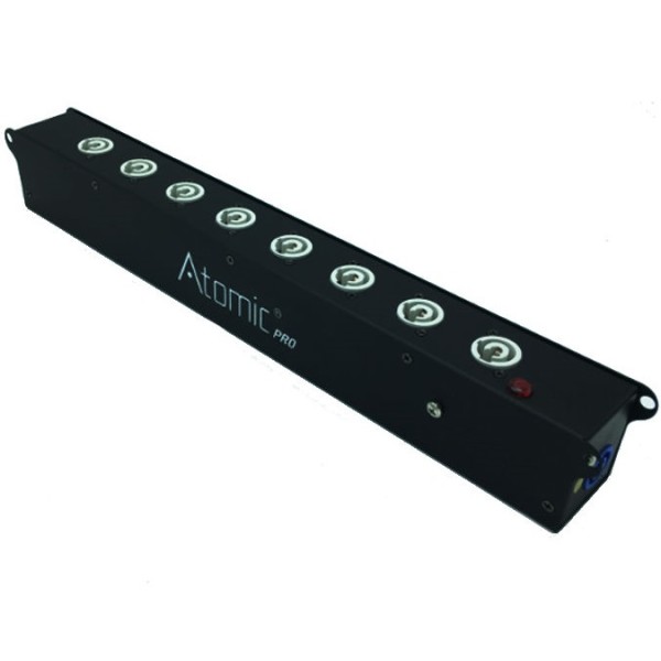 ATOMIC4DJ PD20 DISTRIBUTORE POWERBOX 1 INGRESSO POWERCON 240V + 9 USCITE POWERCON 240V CHASSIS IN METALLO