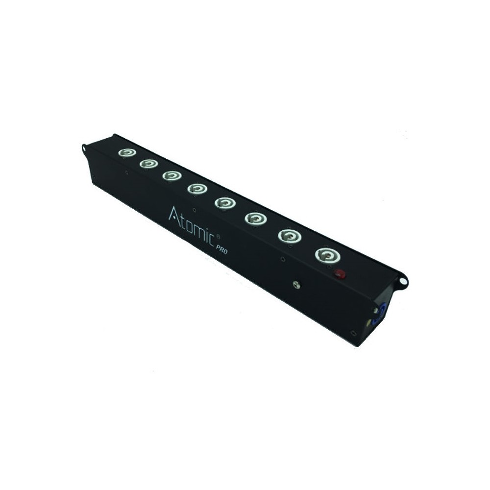 ATOMIC4DJ PD20 DISTRIBUTORE POWERBOX 1 INGRESSO POWERCON 240V + 9 USCITE POWERCON 240V CHASSIS IN METALLO