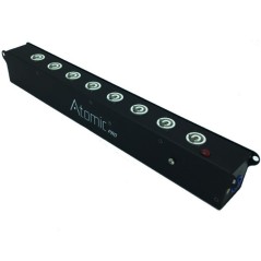 ATOMIC4DJ PD20 DISTRIBUTORE POWERBOX 1 INGRESSO POWERCON 240V + 9 USCITE POWERCON 240V CHASSIS IN METALLO