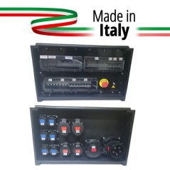 QUADRO CORRENTE POWERBOX SPINA 125A 6 PRESE CEE 16A MONOFASE + 2 32A 5P + 2 16A 5P + 1 63A