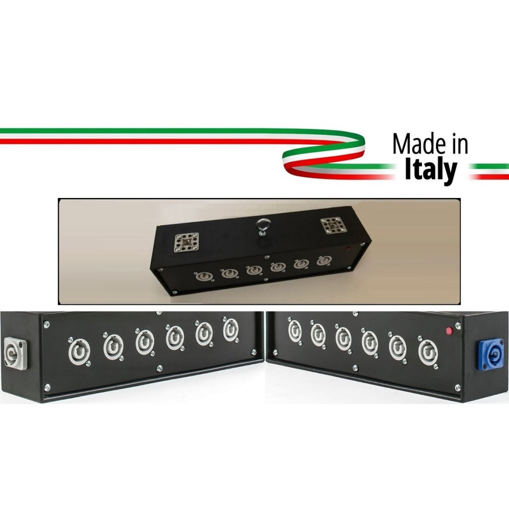 POWER-BOX NERO DA TRUSS CIABATTA ALIMENTAZIONE PALCO POWERCON