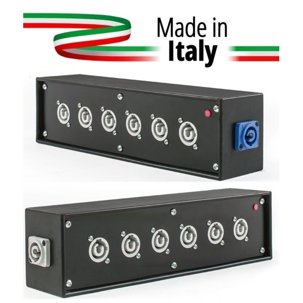 POWER-BOX NERO CIABATTA ALIMENTAZIONE PALCO POWERCON