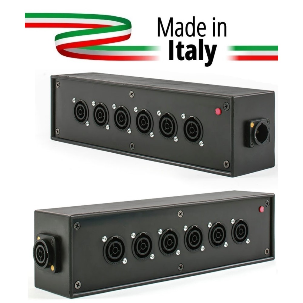 POWER-BOX NERO CIABATTA ALIMENTAZIONE PALCO POWERCON