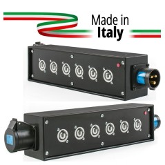 POWER-BOX NERO CIABATTA ALIMENTAZIONE PALCO POWERCON