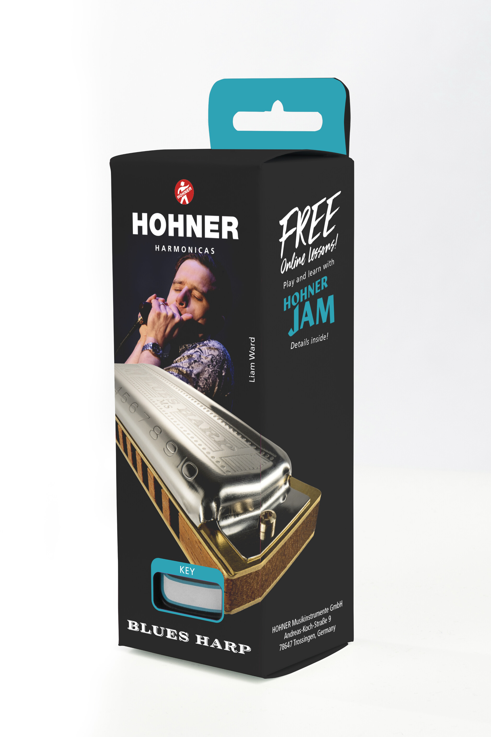 HOHNER BLUES HARP D MAJOR NEW