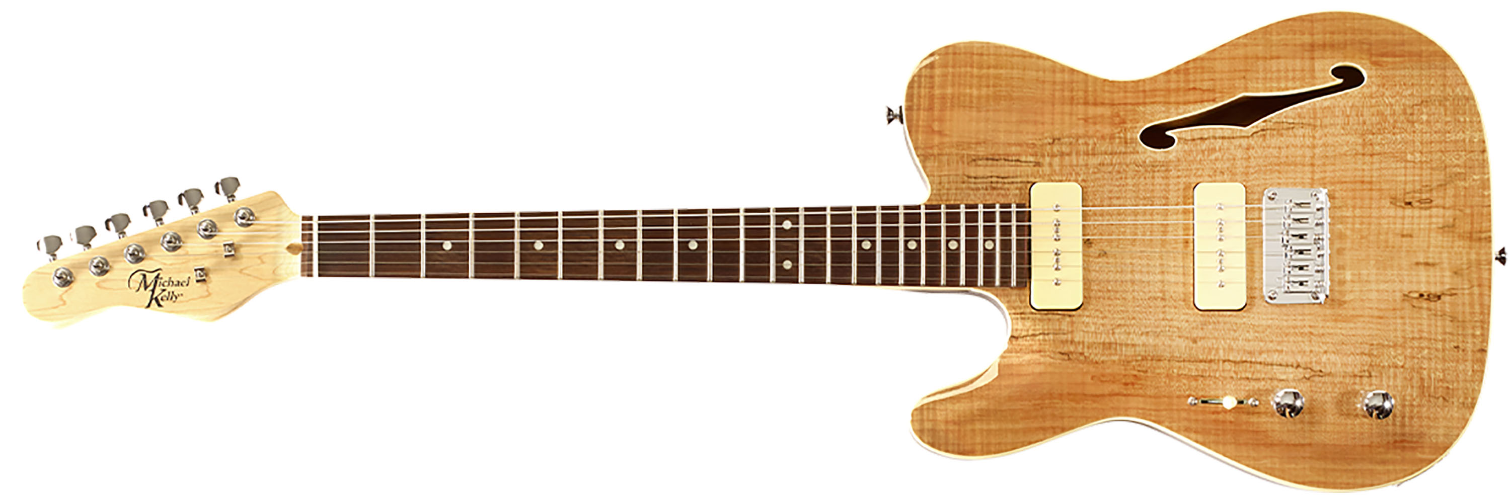 Michael Kelly 59 THINLINE LEFTY - Spalted Maple - per mancini