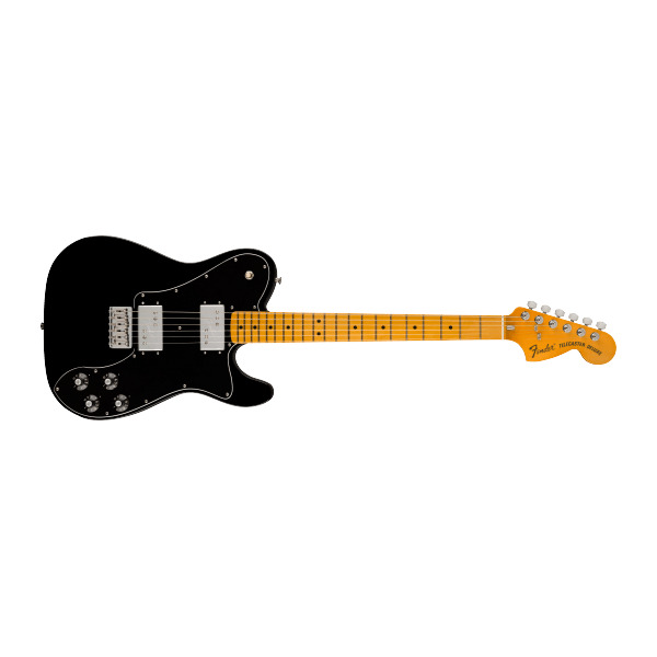 Fender American Vintage II 1975 Telecaster Deluxe, Maple Fingerboard, Black