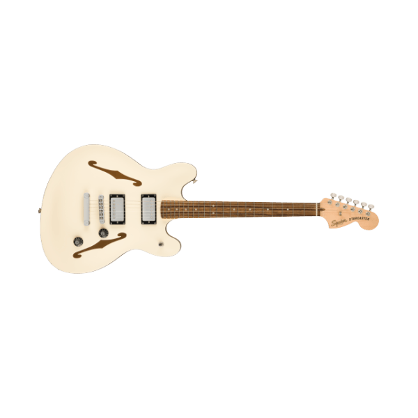 Squier Affinity Series Starcaster Deluxe, Laurel Fingerboard, Olympic White