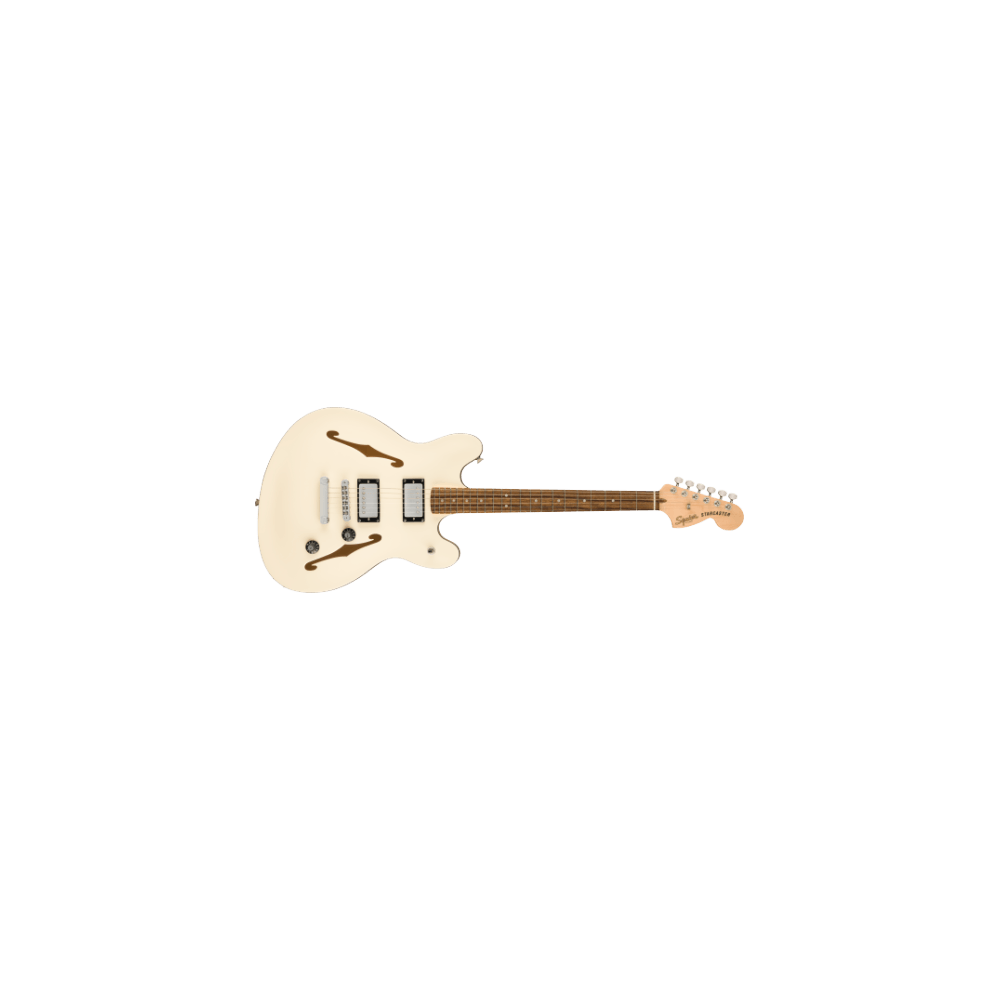 Squier Affinity Series Starcaster Deluxe, Laurel Fingerboard, Olympic White