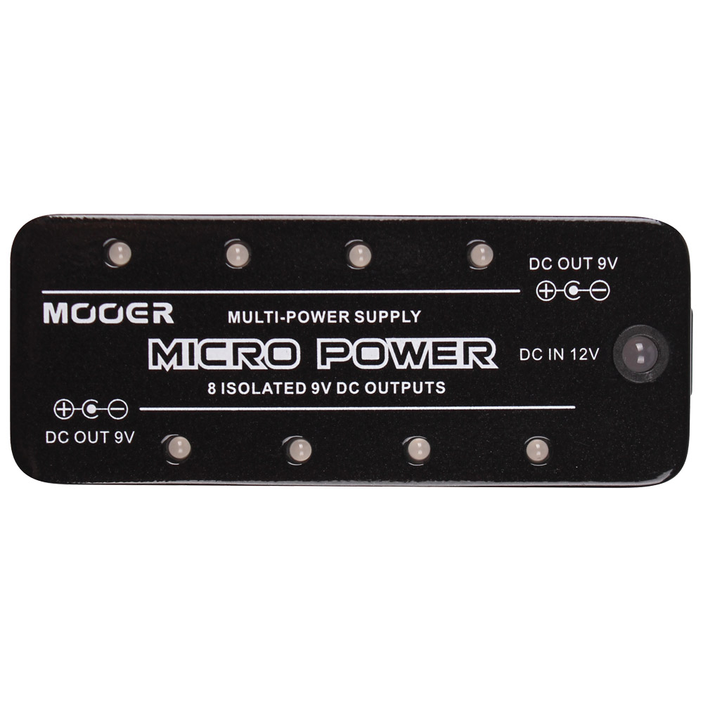 MOOER MICRO POWER POWER SUPPLY 8 PUERTOS
