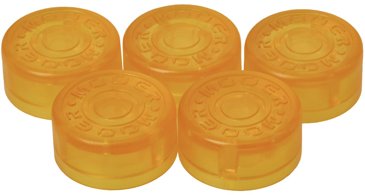 MOOER YELLOW FOOTSWITCH TOPPER,5 PCS PER BAG
