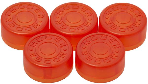 MOOER ORANGE FOOTSWITCH TOPPER,5 PCS PER BAG