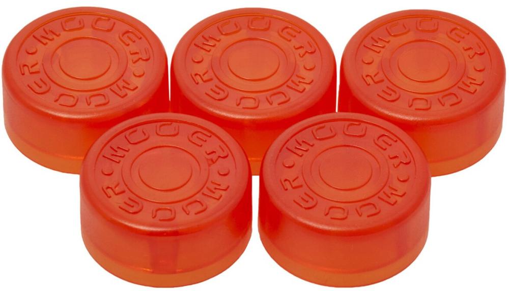 MOOER ORANGE FOOTSWITCH TOPPER,5 PCS PER BAG