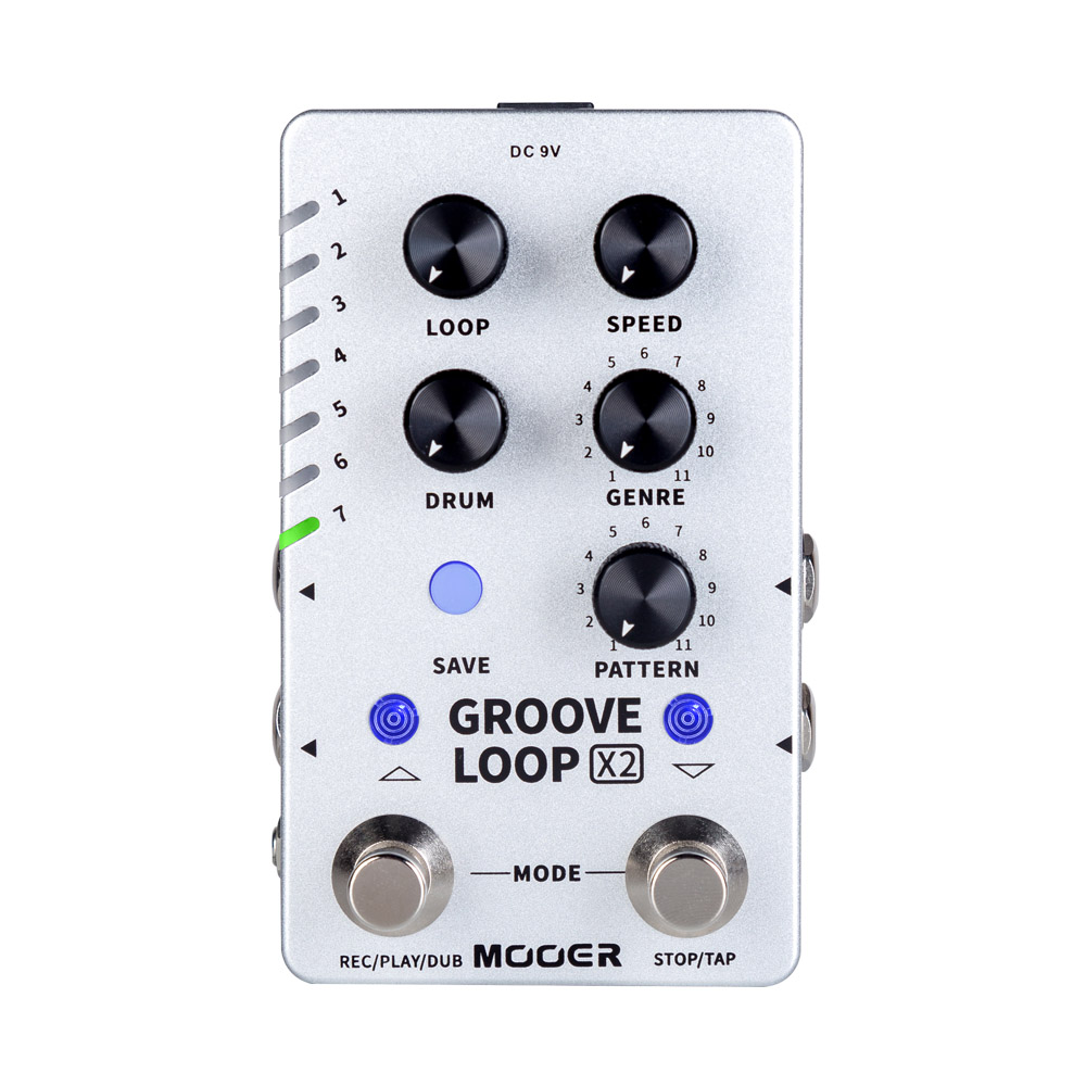 MOOER GROOVE LOOP X2 LOOPER Y DRUM MACHINE