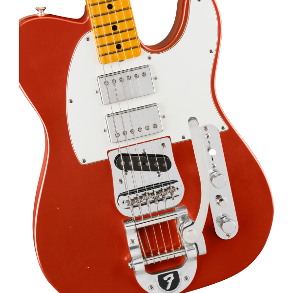 Fender Stories Collection Mike Campbell Red Dog Telecaster, Maple Fingerboard, Red Dog Red