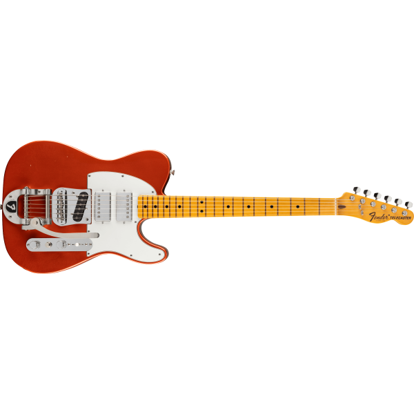 Fender Stories Collection Mike Campbell Red Dog Telecaster, Maple Fingerboard, Red Dog Red