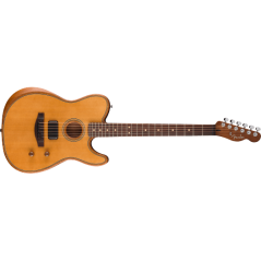 FENDER Acoustasonic Standard Telecaster Aged Natural - CHITARRA ACUSTICA/ELETTRICA NATURALE INVECCHIATA