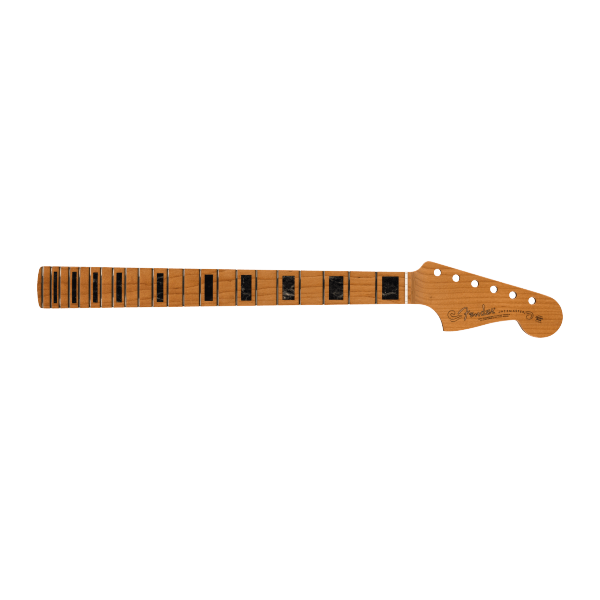 FENDER Roasted Jazzmaster Neck Block Inlays 22 Medium Jumbo - MANICO PER FENDER JAZZMASTER ACERO ROASTED