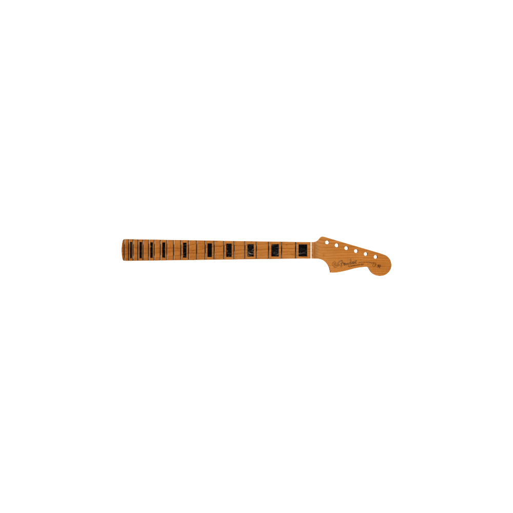 FENDER Roasted Jazzmaster Neck Block Inlays 22 Medium Jumbo - MANICO PER FENDER JAZZMASTER ACERO ROASTED