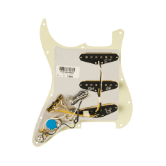 Fender Pre-Wired Strat Pickguard, Eric Johnson Signature, Mint Green 11 Hole PG