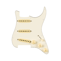 Fender Pre-Wired Strat Pickguard, Eric Johnson Signature, Parchment 11 Hole PG