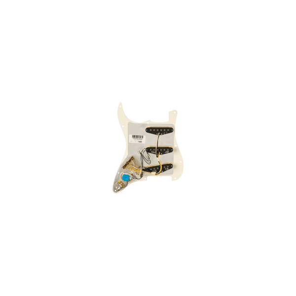 Fender Pre-Wired Strat Pickguard, Eric Johnson Signature, Parchment 11 Hole PG
