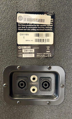 Yamaha Concert Club CW118V Passive 18-inch Subwoofer, 600W