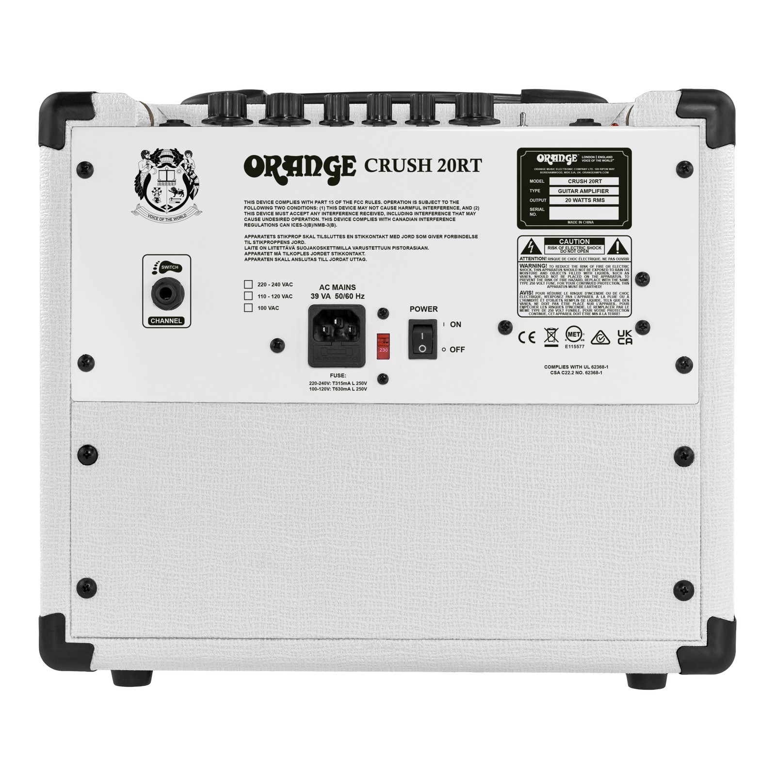 ORANGE CRUSH 20RT ORIANTHI LTD