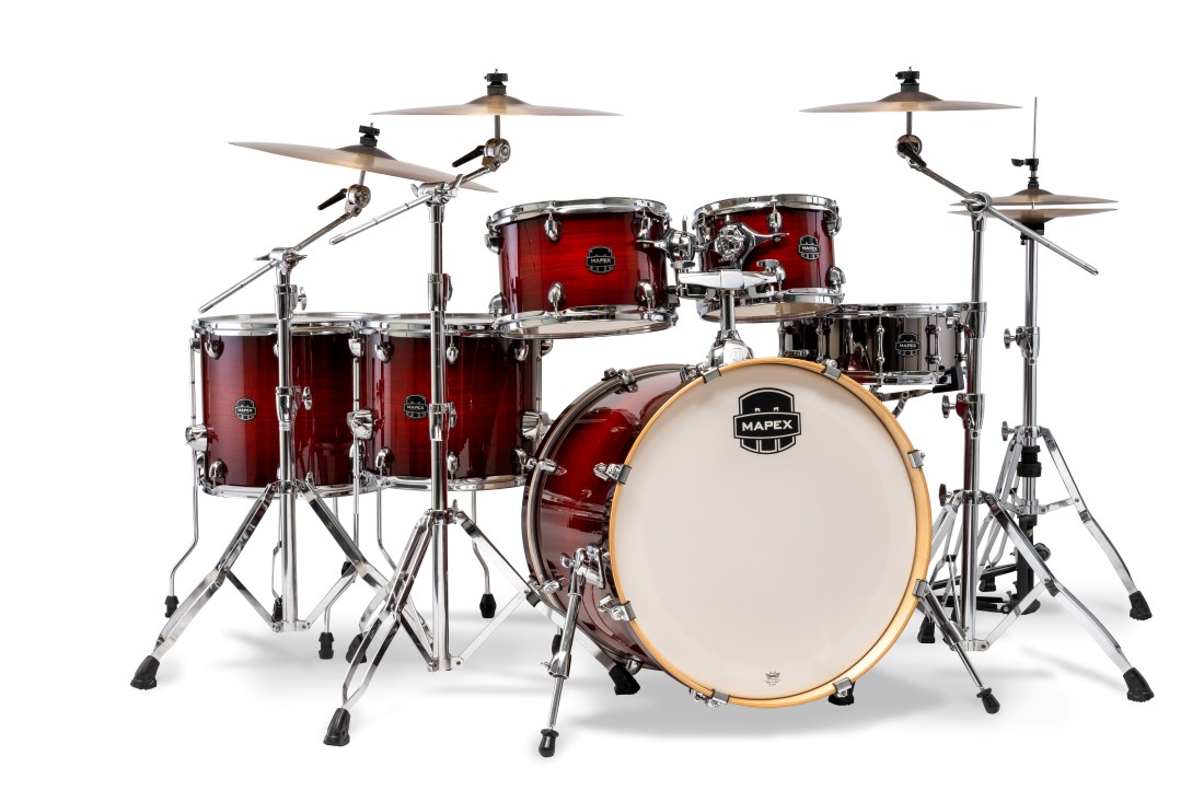 MAPEX IT AR628SFUVNR ARMORY STUDIOEASE FAST 6 PEZZI RED ONYX BURST