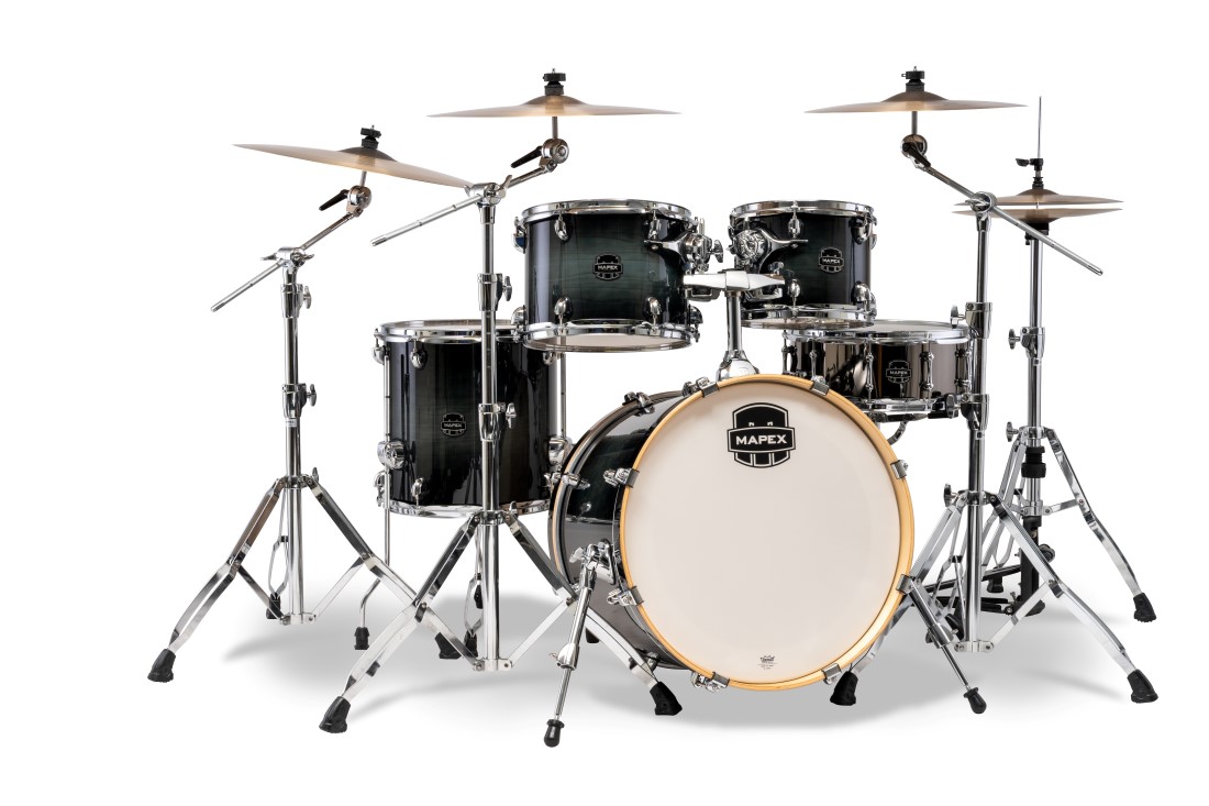 MAPEX IT AR504SVOZ ARMORY ROCK 5 PEZZI BLACK ONYX BURST