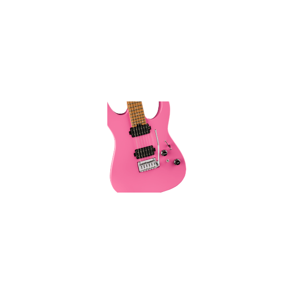 Charvel Pro-Mod DK24 HH 2PT CM, Caramelized Maple Fingerboard, Bubblegum Pink
