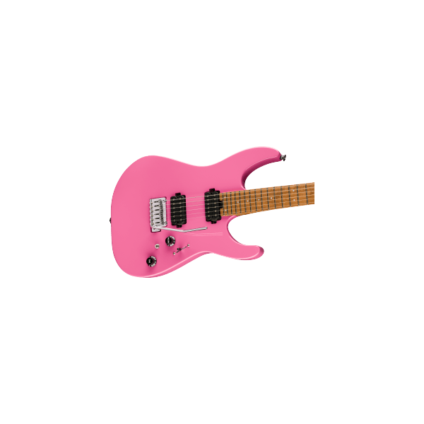 Charvel Pro-Mod DK24 HH 2PT CM, Caramelized Maple Fingerboard, Bubblegum Pink