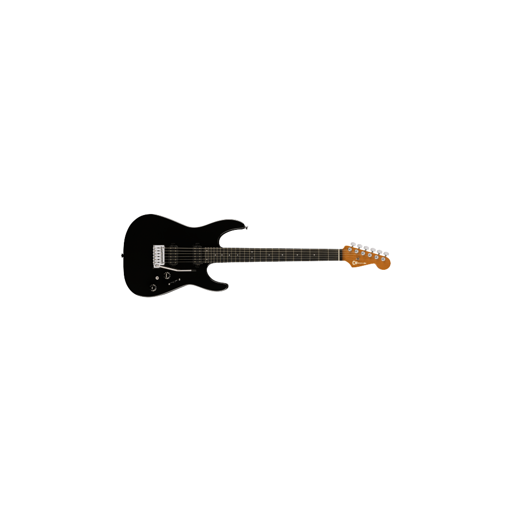 Charvel Pro-Mod DK24 HH 2PT EB, Ebony Fingerboard, Gloss Black