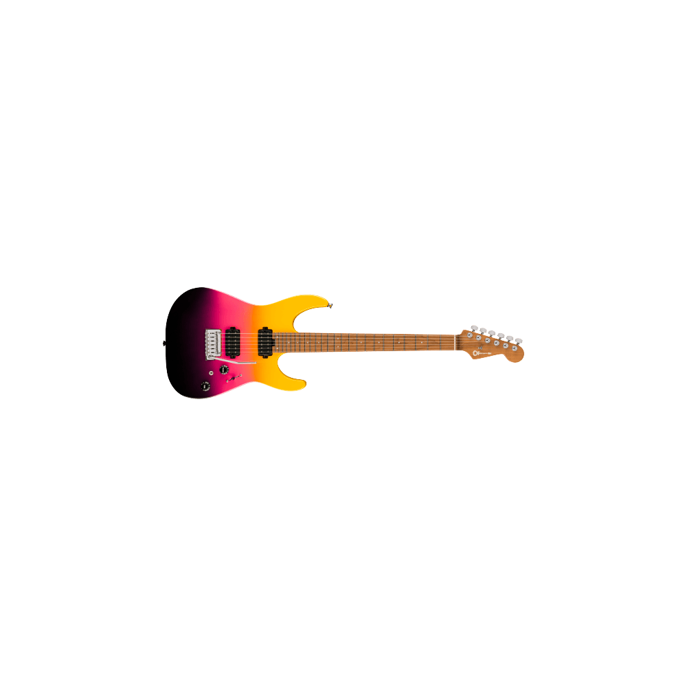 Charvel Pro-Mod DK24 HH 2PT CM, Caramelized Maple Fingerboard, Malibu Sunset