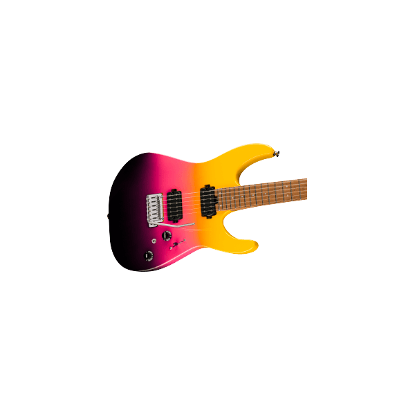 Charvel Pro-Mod DK24 HH 2PT CM, Caramelized Maple Fingerboard, Malibu Sunset