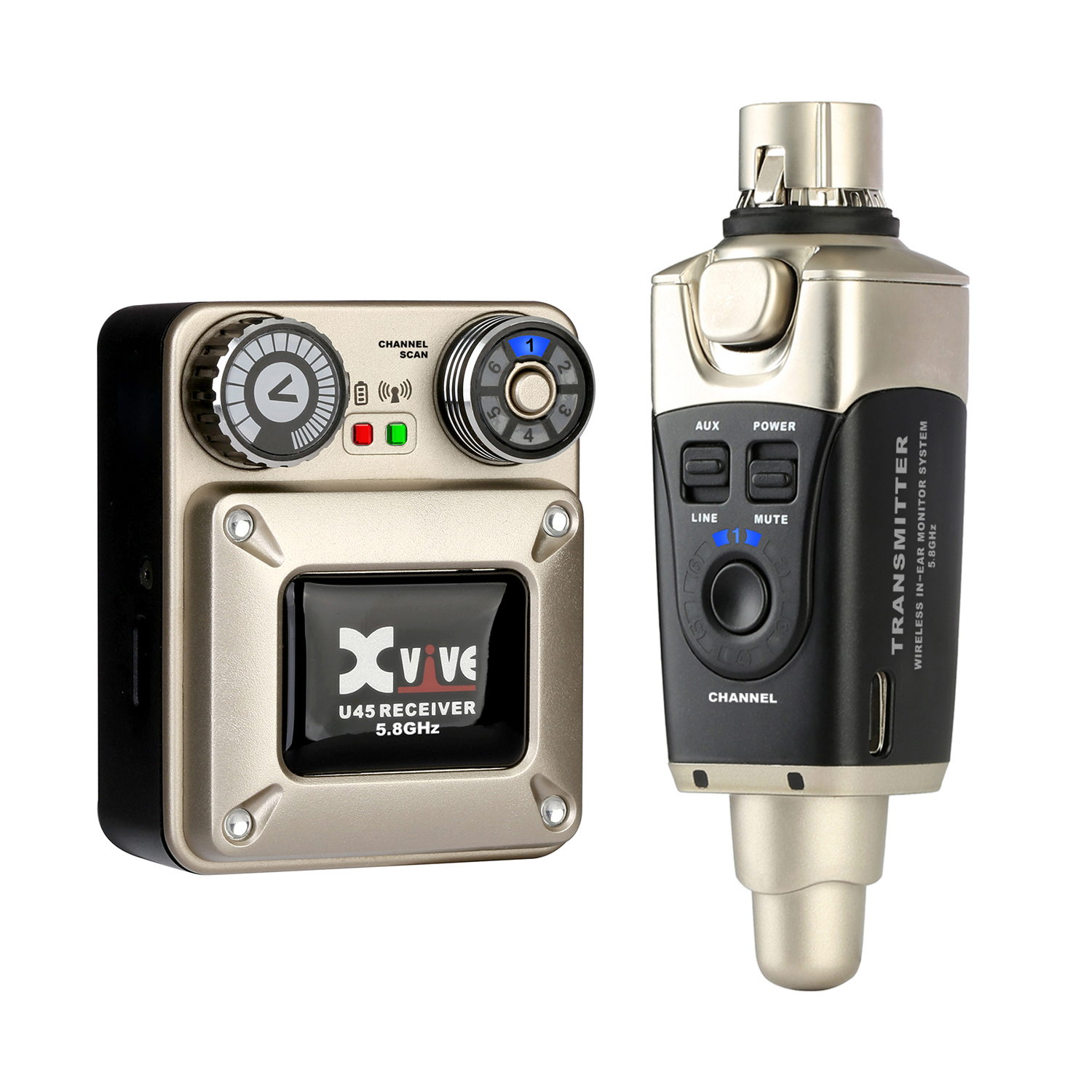 Xvive U45 IN-EAR MONITOR Sistema monitor wireless digitale 5.8Ghz