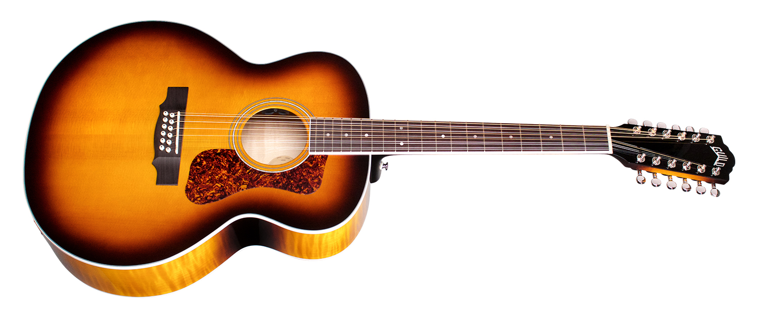 GUILD ITALIA F-2512E DELUXE MAPLE ATB 12-STRING ANTIQUE BURST
