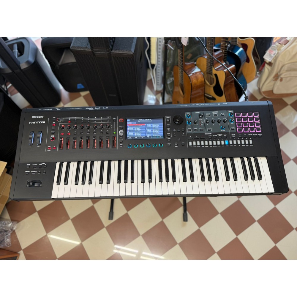 ROLAND Fantom 6 EX - SINTETIZZATORE 61 TASTI SEMI-PESATI