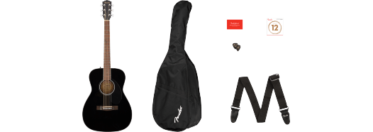 Fender CC-60s Concert Pack V2, Black