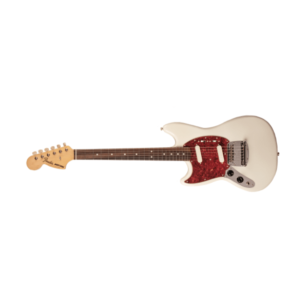 Fender Made in Japan Traditional '60s Mustang Limited Run Left Hand, Rosewood Fingerboard, Olympic White