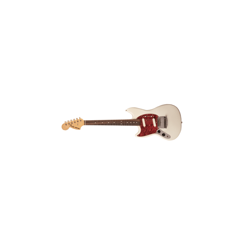 Fender Made in Japan Traditional '60s Mustang Limited Run Left Hand, Rosewood Fingerboard, Olympic White