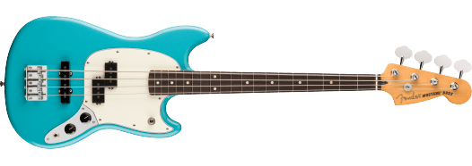 Fender Player II Mustang® Bass PJ, Rosewood Fingerboard, Aquatone Blue