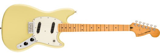 Fender Player II Mustang®, Maple Fingerboard, Hialeah Yellow