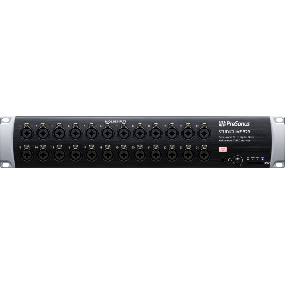 PreSonus StudioLive Series III 32R Digital Rack Mixer, Black, 230-240V UK