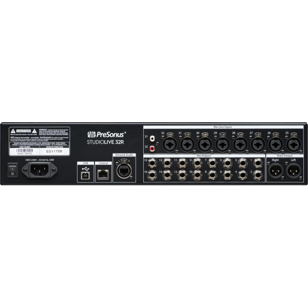 PreSonus StudioLive Series III 32R Digital Rack Mixer, Black, 230-240V UK