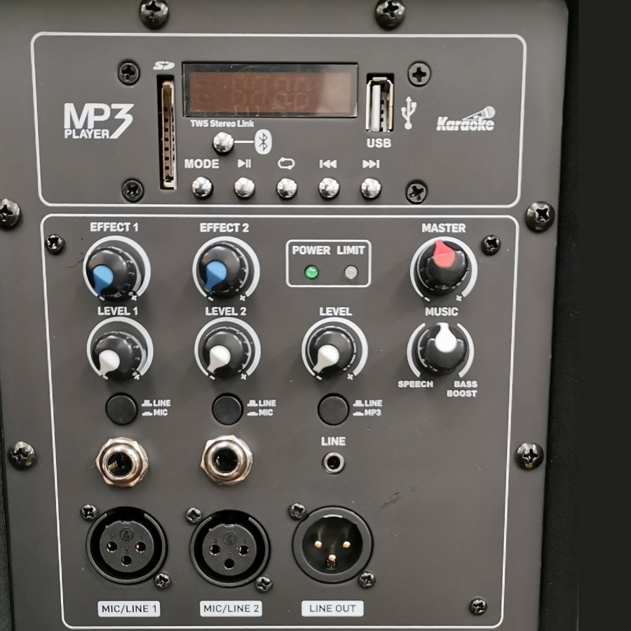 Sistema Audio a Colonna ATOMIC EasyOne 5 – 500W con Bluetooth, USB, SD e Mixer Integrato