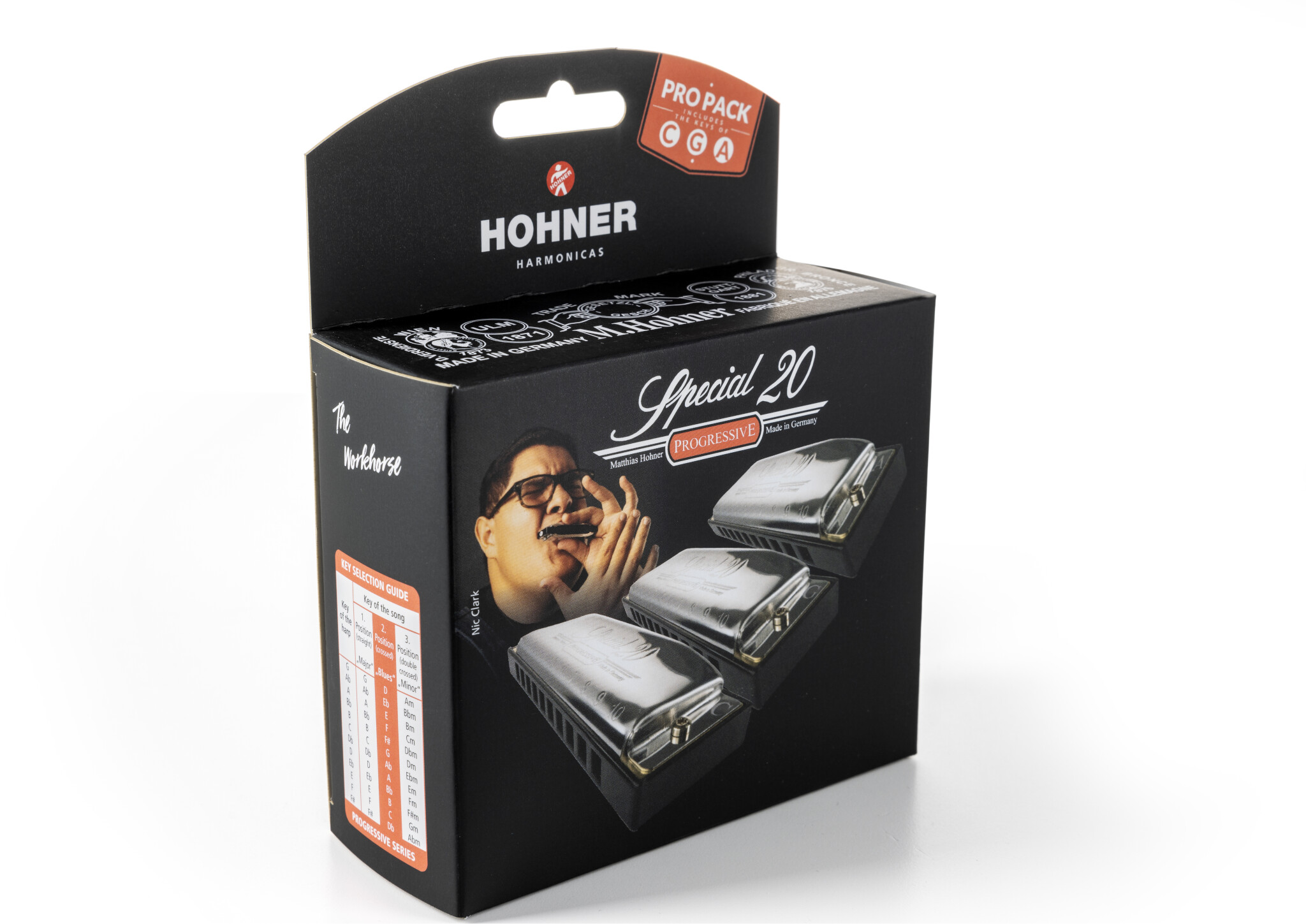 HOHNER SPECIAL 20 PROPACK (C , G , A MAJOR) NEW