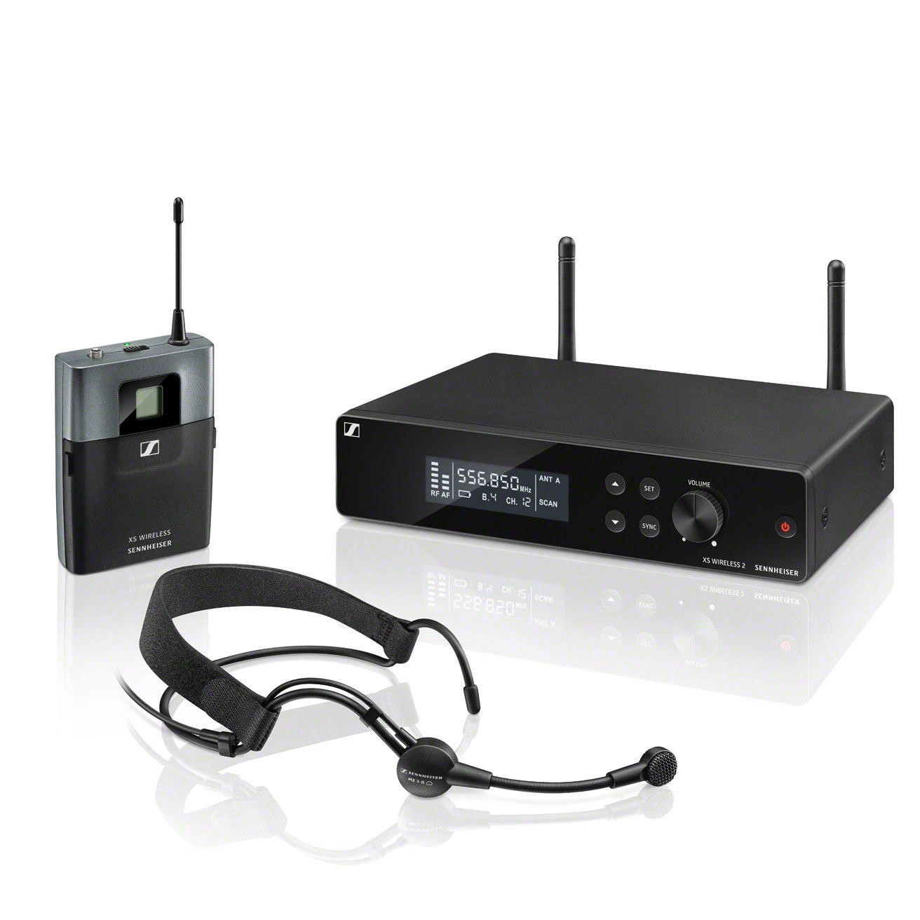 SENNHEISER XSW 2-ME3-A SISTEMA WIRELESS HEADSET ARCHETTO PER VOCE E CANTO UHF 548- 572 MHz