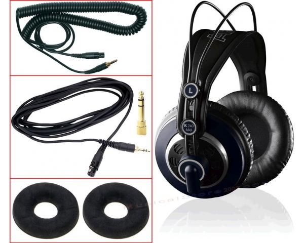 AKG ACOUSTIC AKG K240MKII CUFFIA DA STUDIO SEMIAPERTA CIRCUMAURALE DINAMICA