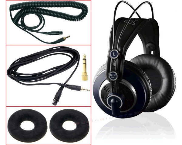AKG ACOUSTIC AKG K240MKII CUFFIA DA STUDIO SEMIAPERTA CIRCUMAURALE DINAMICA